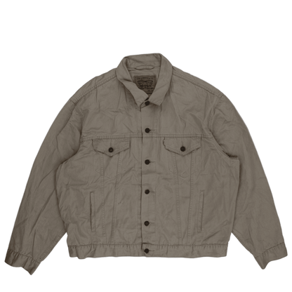 Levi's Vintage 70503 Beige Denim Jacket XXL Cotton Collared