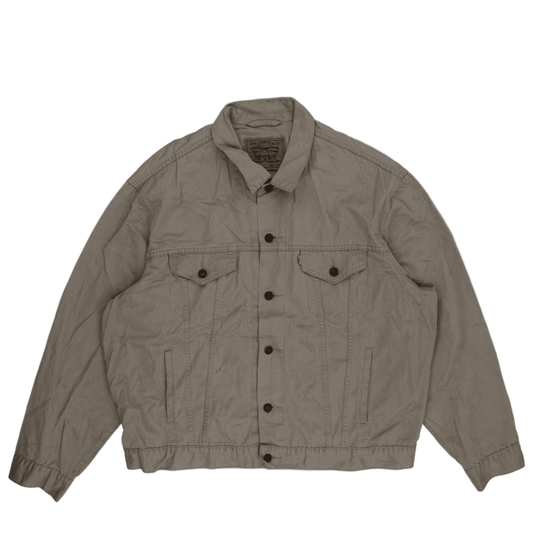 Levi's Vintage 70503 Beige Denim Jacket XXL Cotton Collared