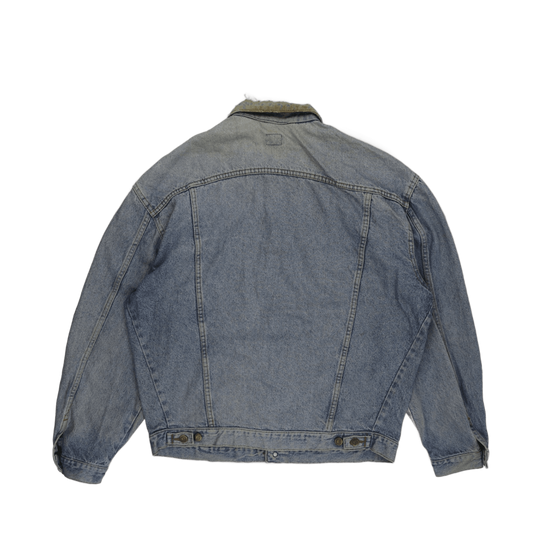 Lee Vintage Light Blue Denim Jacket Large Cotton Denim Collared