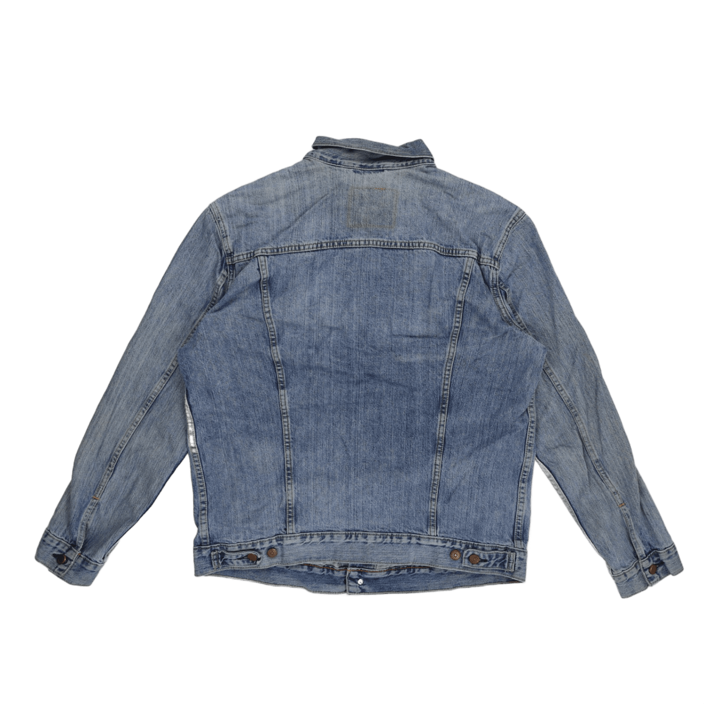 Levi's Vintage Blue Denim Trucker Jacket XXL 100% Cotton Collared