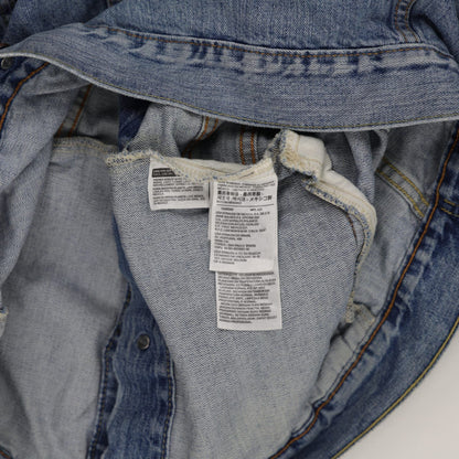 Levi's Vintage Blue Denim Trucker Jacket XXL 100% Cotton Collared