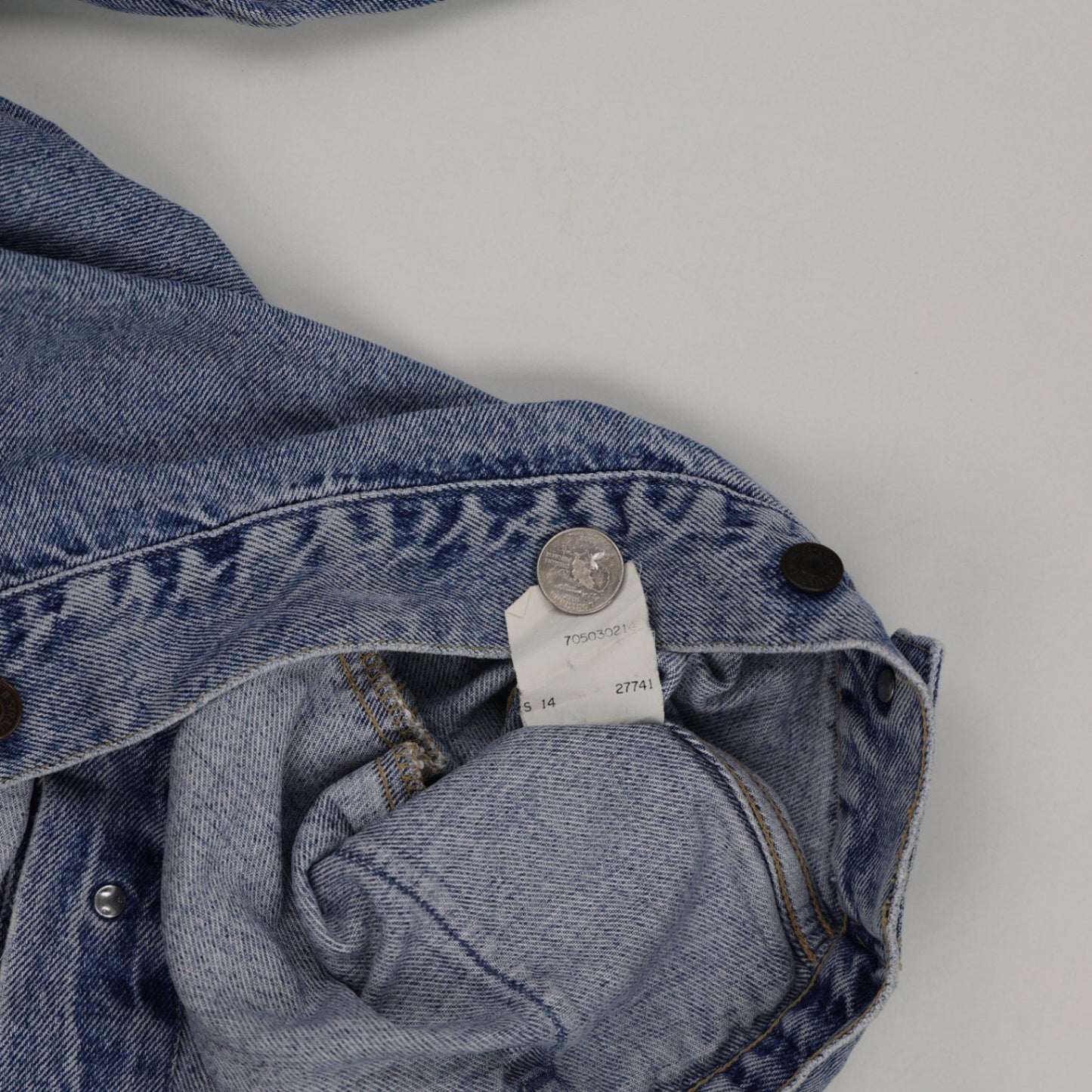 Levi's 70503 Vintage Denim Trucker Jacket Classic Blue Small Cotton