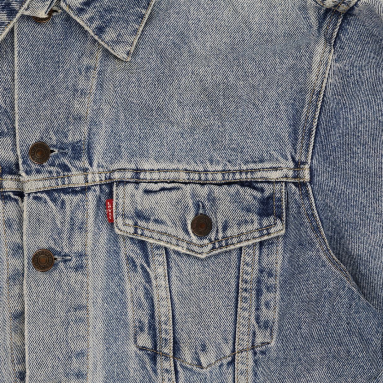 Levi's 70503 Vintage Denim Trucker Jacket Classic Blue Small Cotton