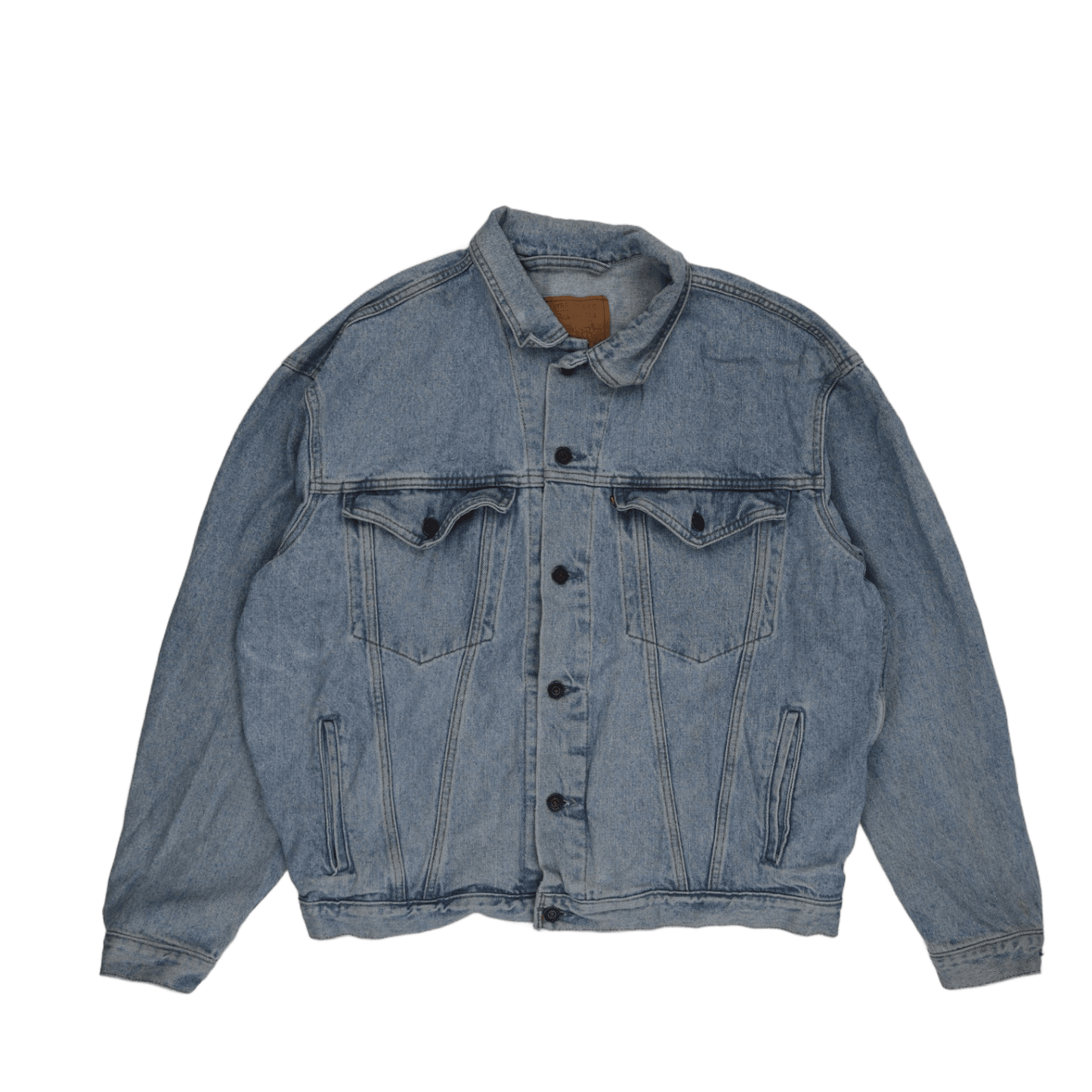 Levi's Vintage Light Blue Denim Trucker Jacket Men Size Large Cotton