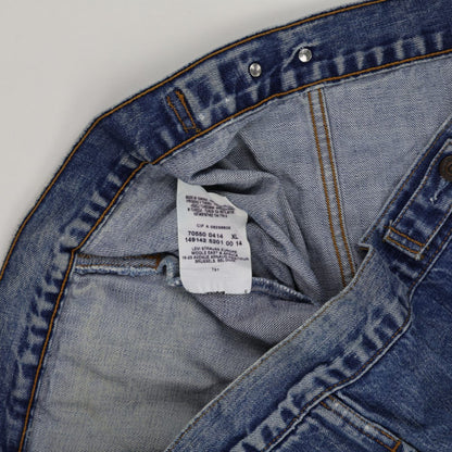 Levi's Vintage 70550 04 Denim Jacket Blue XL Cotton Trucker Collared