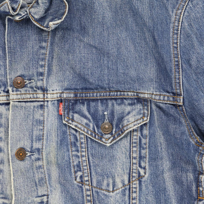 Levi's Vintage 70550 04 Denim Jacket Blue XL Cotton Trucker Collared