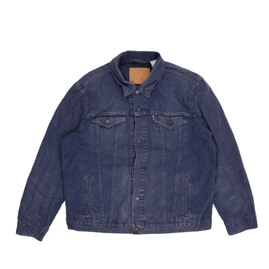 Levi's Vintage Blue Denim Jacket XXL 100% Cotton Collared