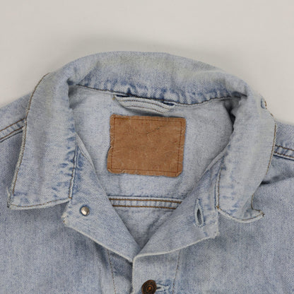 Levi's Vintage Light Blue Denim Trucker Jacket Men's Large Cotton