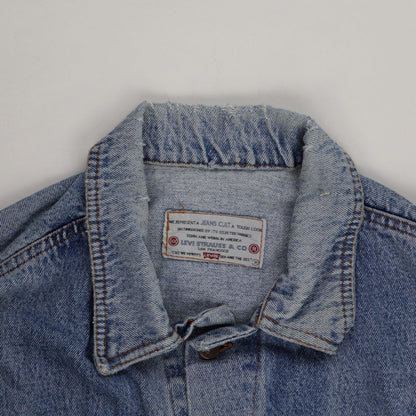 Levi's Vintage Light Blue Denim Trucker Jacket Men's Large 100% Cotton
