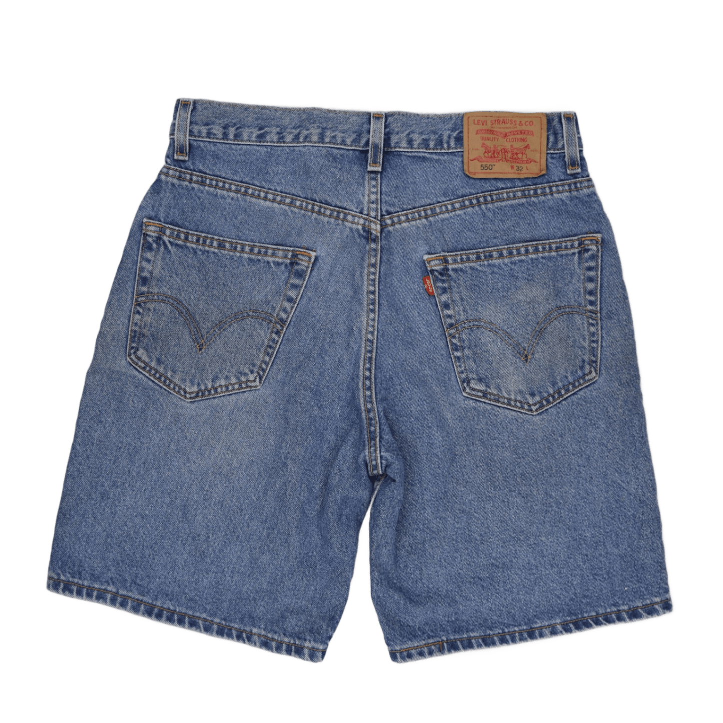 Levi's 550 Vintage Denim Shorts Blue W32 Cotton