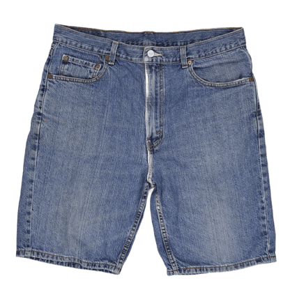 Levi's 505 Regular Fit Denim Shorts Blue W36 100% Cotton Vintage