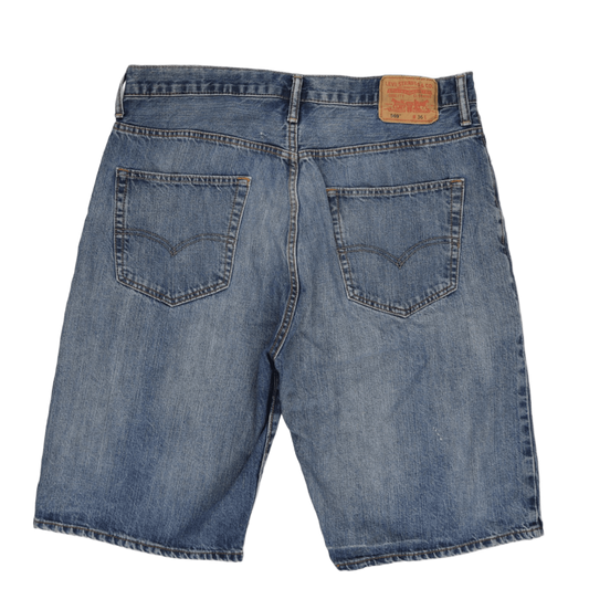 Levi's 569 Loose Straight Denim Shorts Blue W36 100 Percent Cotton Vintage Pre-Owned