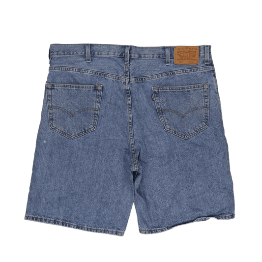 Levi's 550 Loose Fit Denim Shorts for Men Blue W40 Cotton Vintage