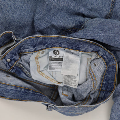 Levi's 550 Loose Fit Denim Shorts for Men Blue W40 Cotton Vintage