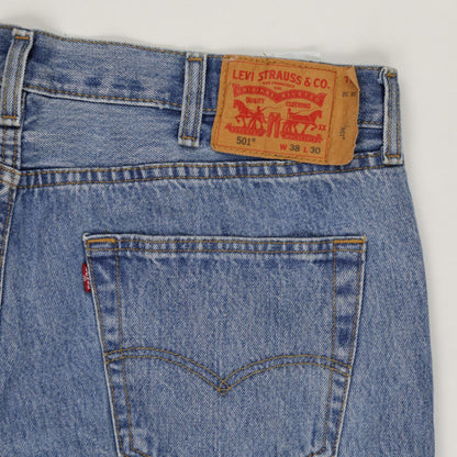 Levi's 501 Vintage Denim Cut-Off Shorts Blue W38 L30 100 Cotton