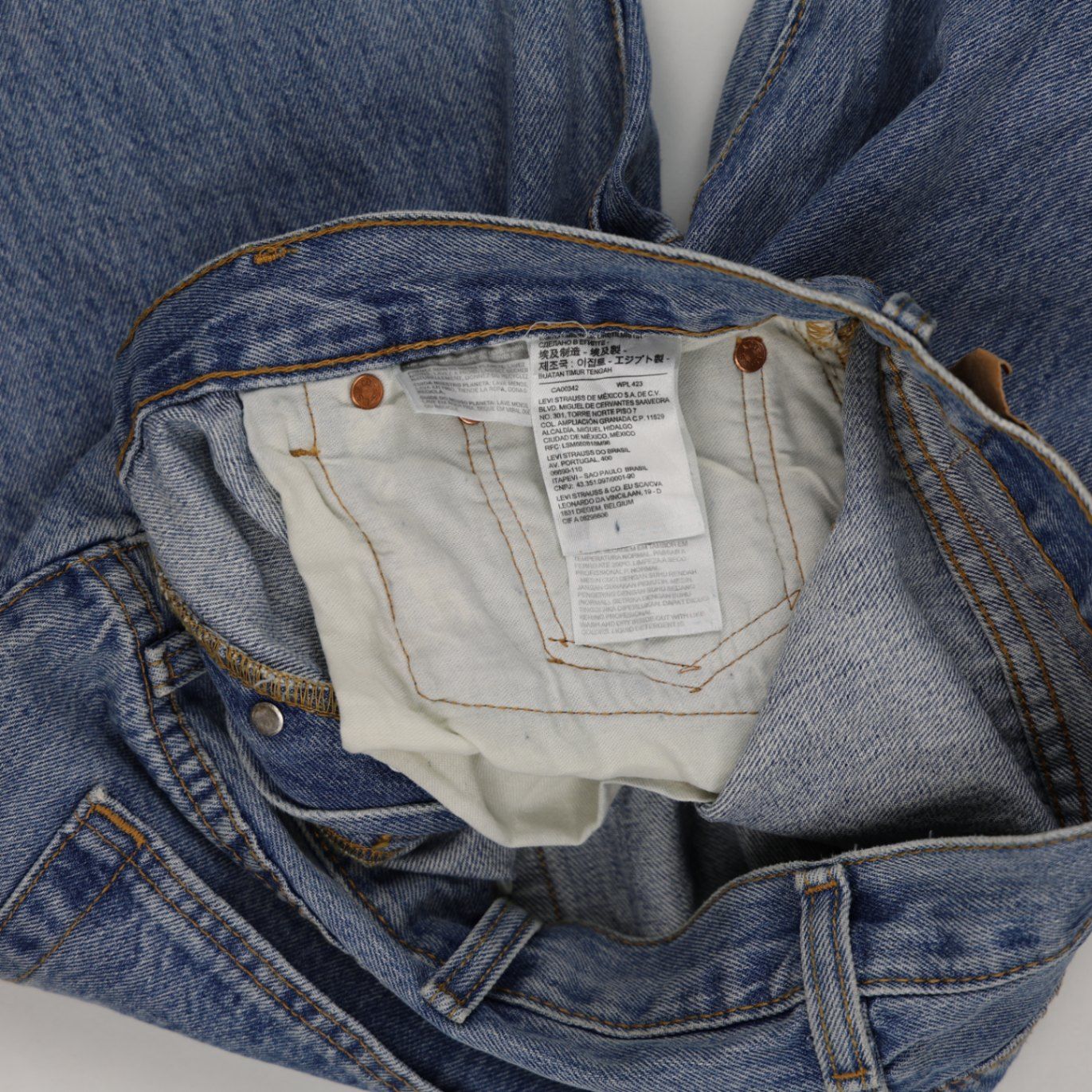 Levi's 501 Vintage Denim Cut-Off Shorts Blue W38 L30 100 Cotton