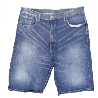 Levi's 569 Loose Fit Blue Denim Shorts W40 Extra Large Cotton