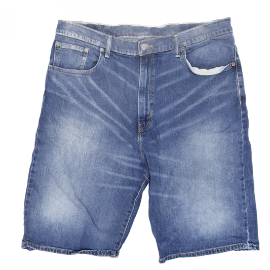 Levi's 569 Loose Fit Blue Denim Shorts W40 Extra Large Cotton