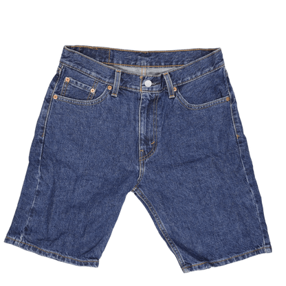 Levi's 505 Vintage Blue Denim Shorts W30 100 Percent Cotton