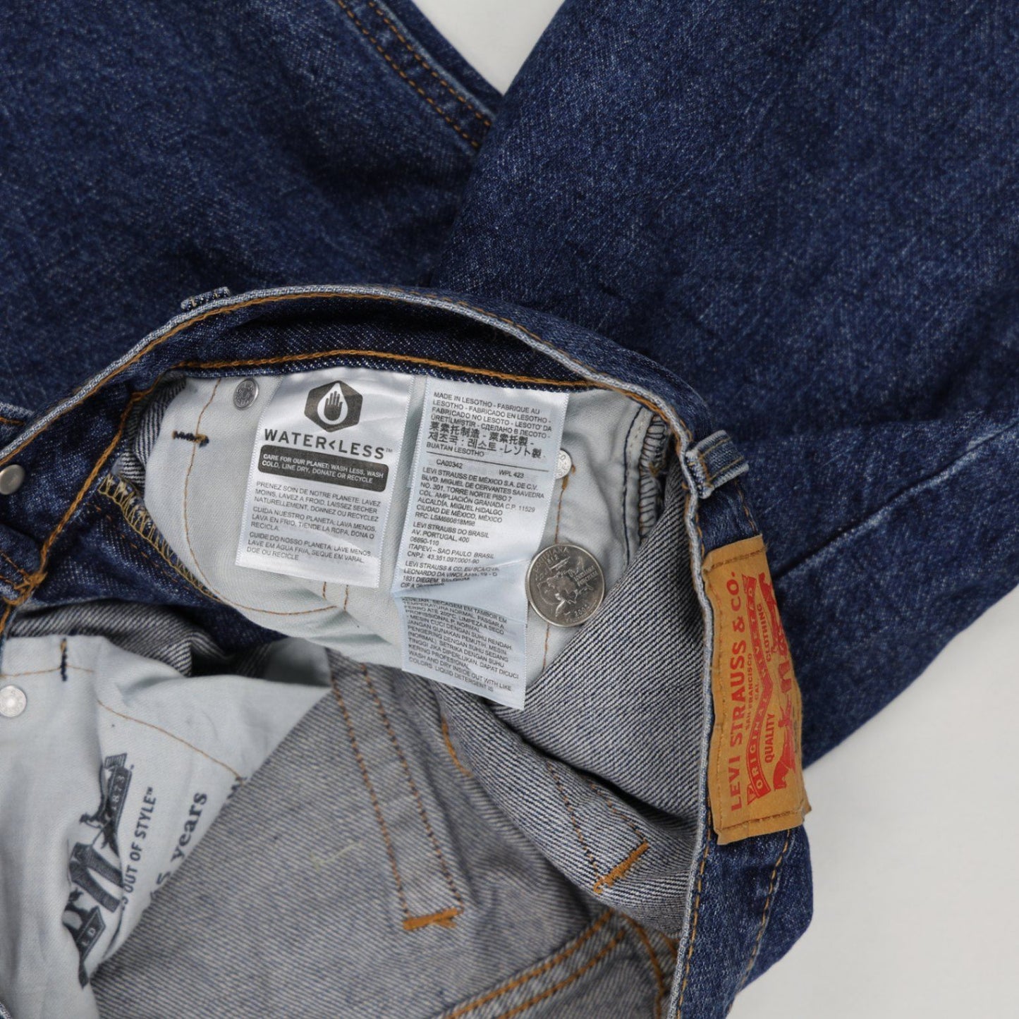 Levi's 505 Vintage Blue Denim Shorts W30 100 Percent Cotton