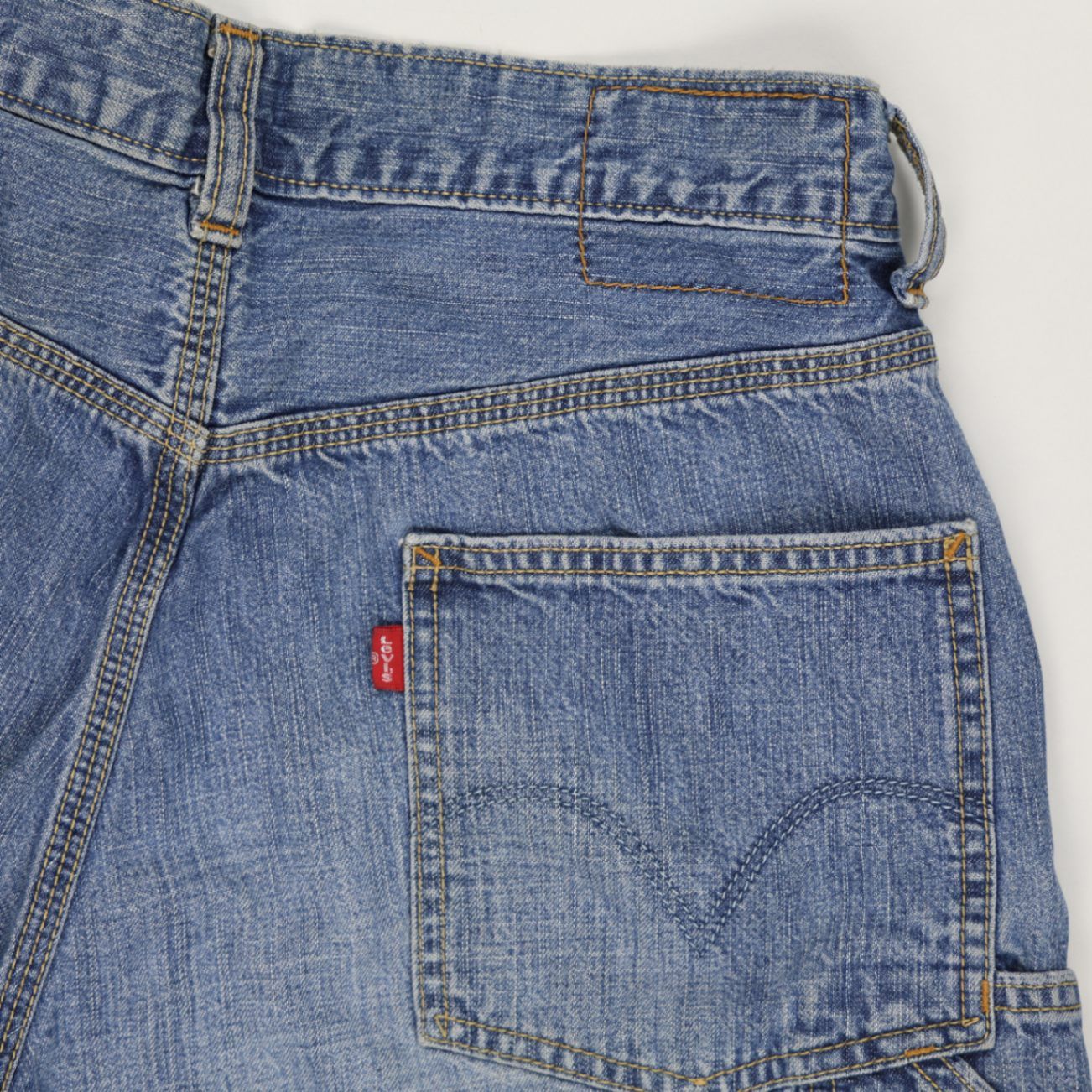 Levi's Vintage Carpenter Shorts Blue W30 100% Cotton