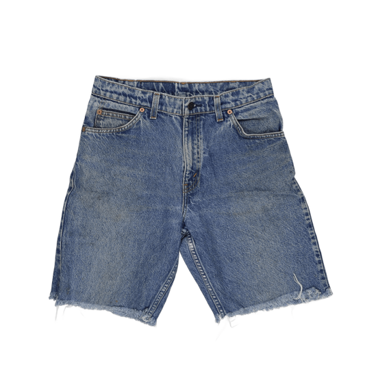 Levi's 550 Vintage Blue Denim Shorts W30 L32 Cotton Denim