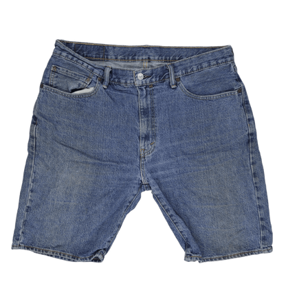 Levi's 505 Vintage Denim Shorts Blue W36 9 Inch Inseam 100 Percent Cotton