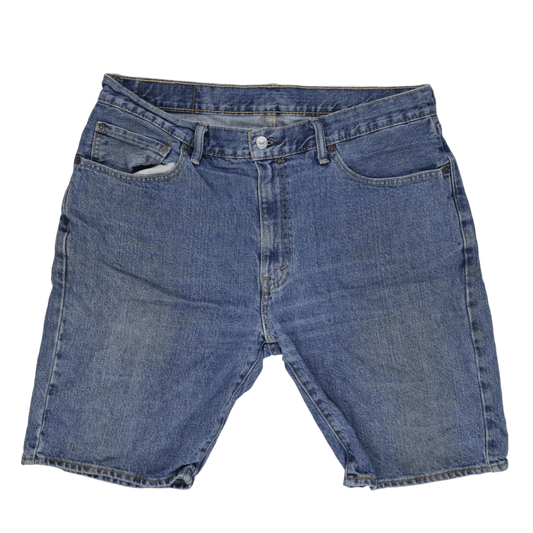 Levi's 505 Vintage Denim Shorts Blue W36 9 Inch Inseam 100 Percent Cotton