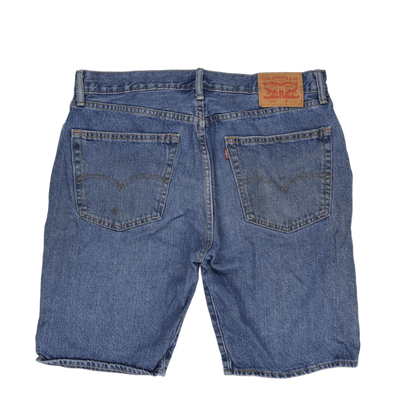 Levi's 505 Vintage Denim Shorts Blue W36 9 Inch Inseam 100 Percent Cotton