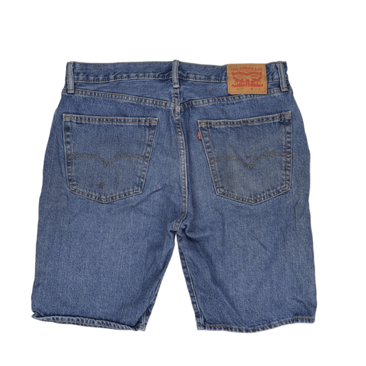 Levi's 505 Vintage Denim Shorts Blue W36 9 Inch Inseam 100 Percent Cotton