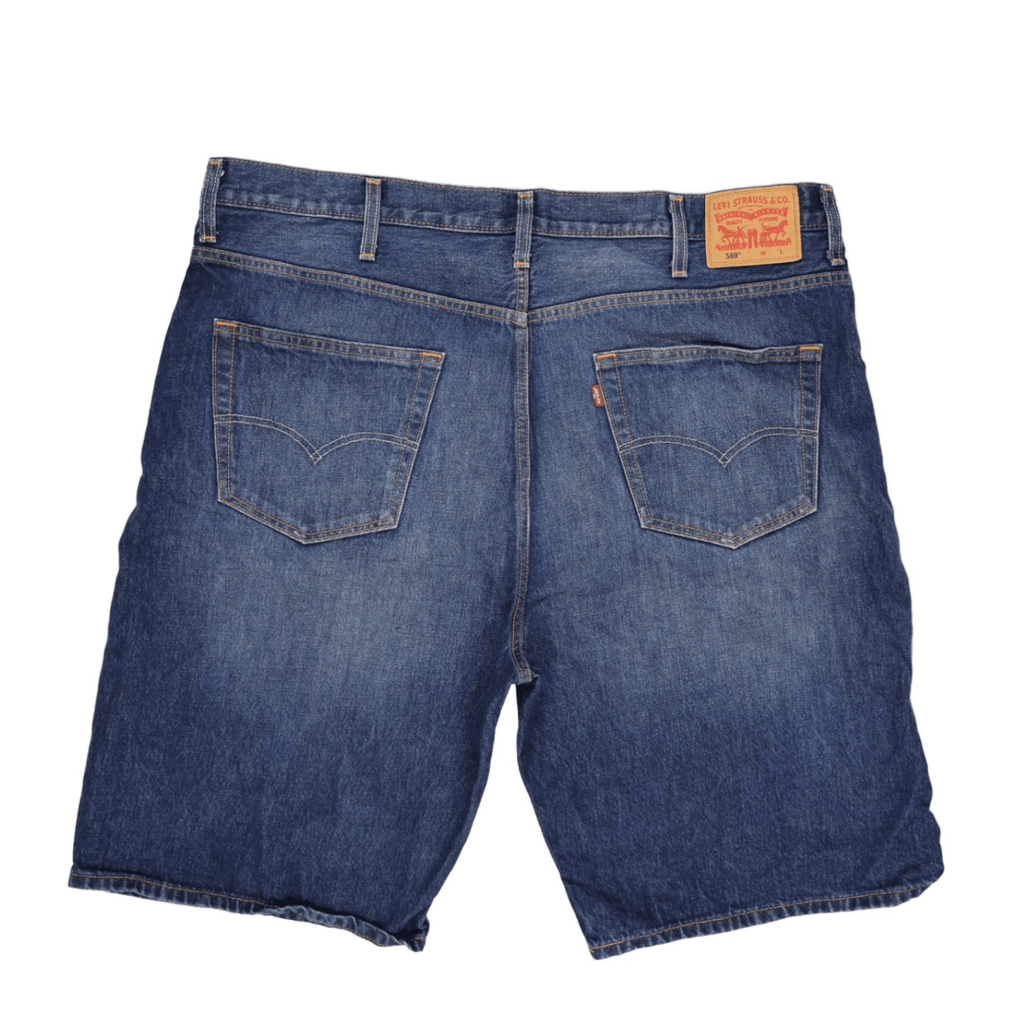 Levi's 569 Loose Fit Denim Shorts Blue Size 40 100 Cotton