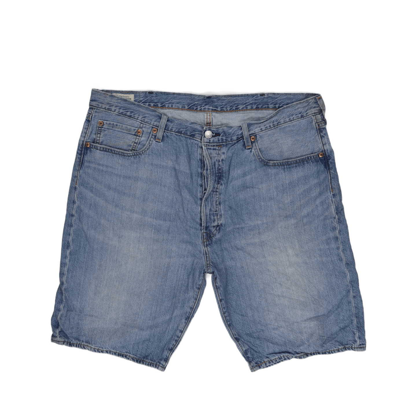 Levi's 501 Original Fit Denim Shorts Light Blue W38 100 Cotton Vintage