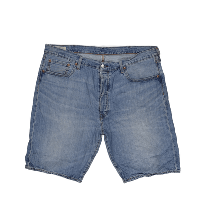 Levi's 501 Original Fit Denim Shorts Light Blue W38 100 Cotton Vintage