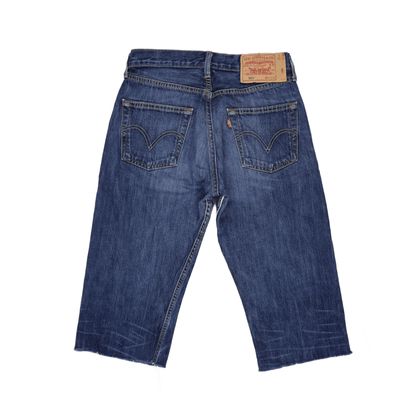 Levi's 501 Vintage Denim Cutoff Shorts Blue W29 L32 Cotton