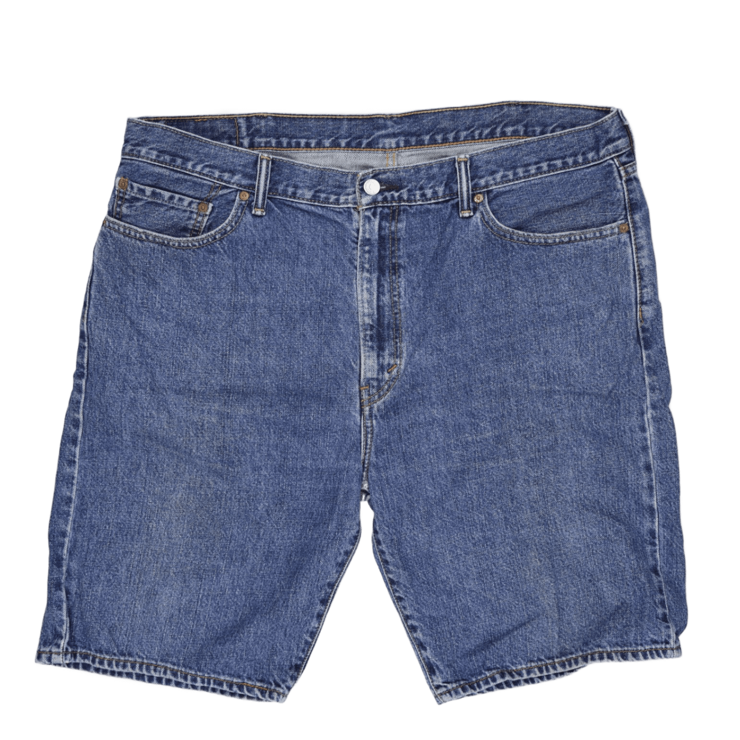 Levi's 505 Vintage Men's Blue Denim Shorts W40 9 Inch Inseam 100 Percent Cotton Classic Fit