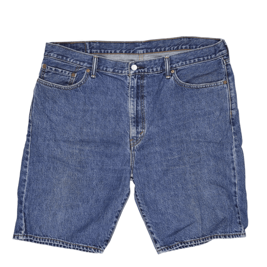 Levi's 505 Vintage Men's Blue Denim Shorts W40 9 Inch Inseam 100 Percent Cotton Classic Fit