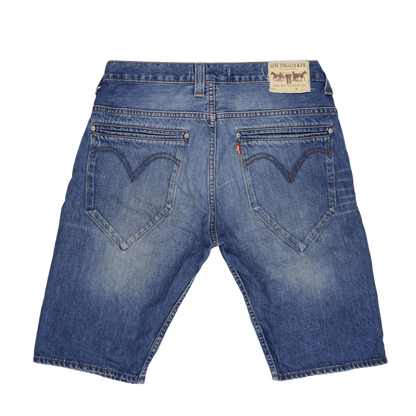 Levi's 503 Loose Fit Blue Denim Shorts W34 Cotton Vintage