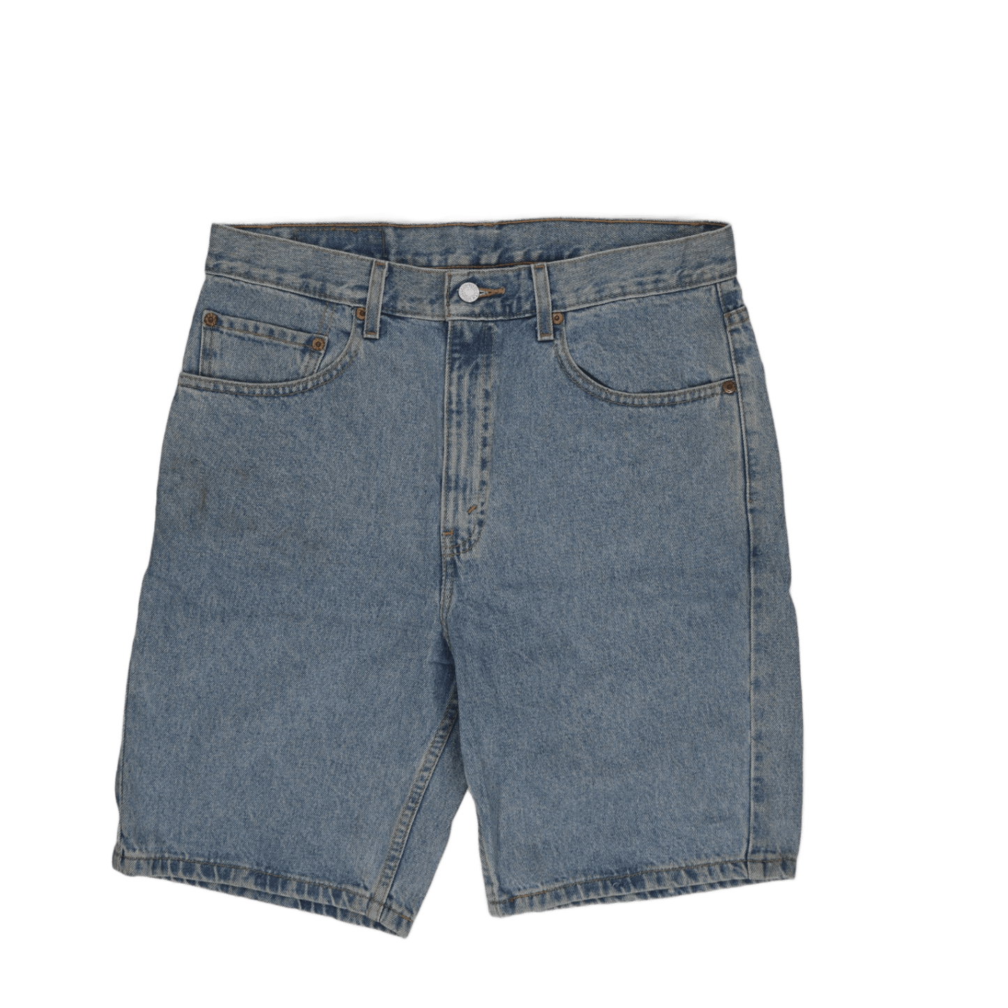Levi's 505 Vintage Regular Fit Denim Shorts Blue W33 Cotton Denim