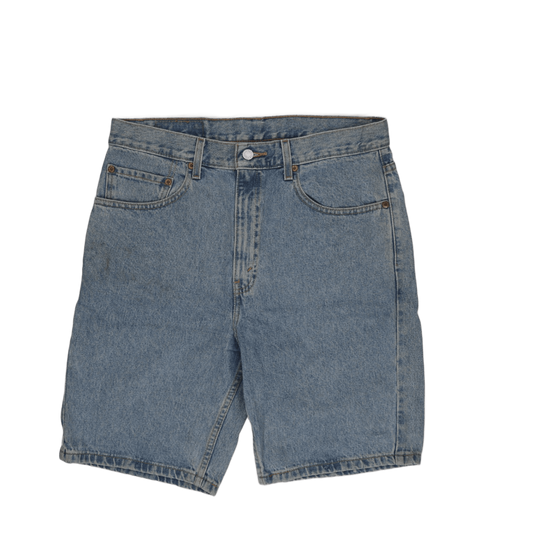 Levi's 505 Vintage Regular Fit Denim Shorts Blue W33 Cotton Denim