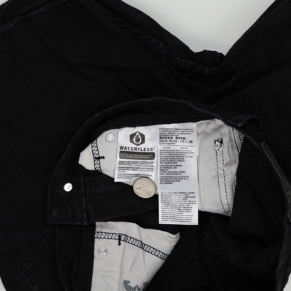 Levi's 559 Waterless Black Denim Cut-Off Shorts W33 Cotton Vintage