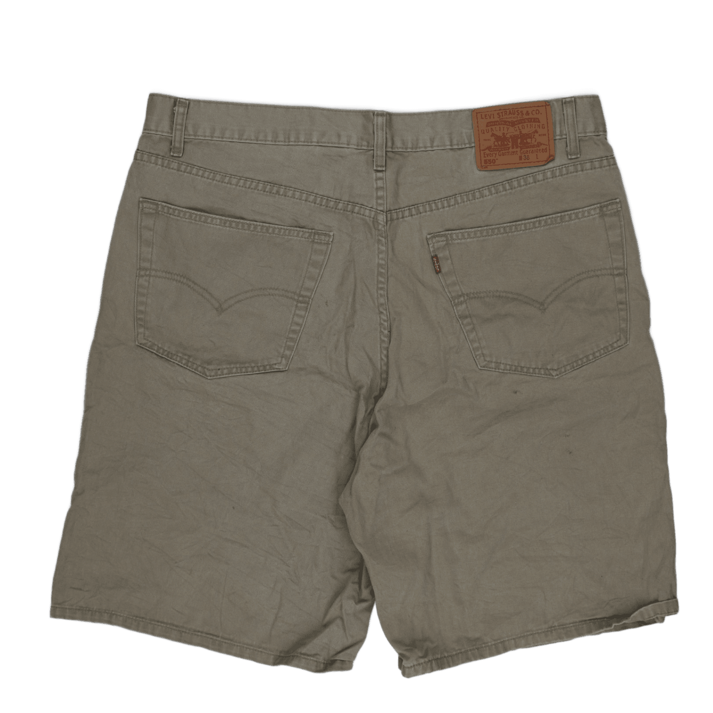 Levi's 550 Relaxed Fit Men's Tan Shorts W38 Cotton Vintage