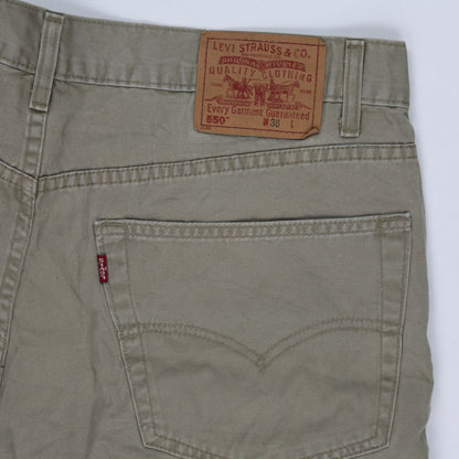 Levi's 550 Relaxed Fit Men's Tan Shorts W38 Cotton Vintage