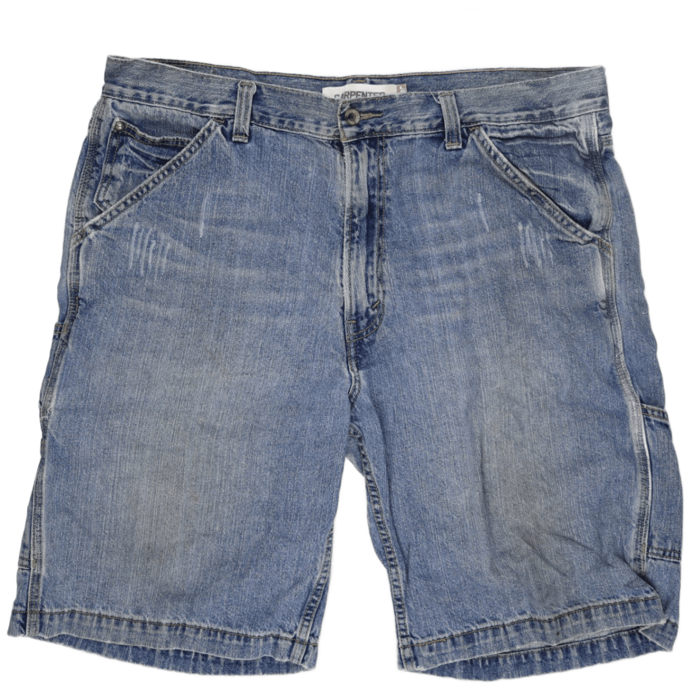 Levi's Carpenter Denim Shorts Blue W38 100% Cotton Vintage Men's