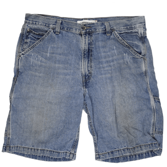 Levi's Carpenter Denim Shorts Blue W38 100% Cotton Vintage Men's