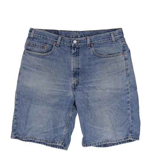 Levi's 550 Relaxed Fit Denim Shorts Blue Size 36 Cotton Vintage