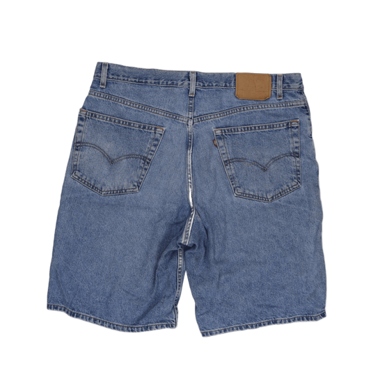 Levi's 550 Relaxed Fit Denim Shorts Blue Size 36 Cotton Vintage