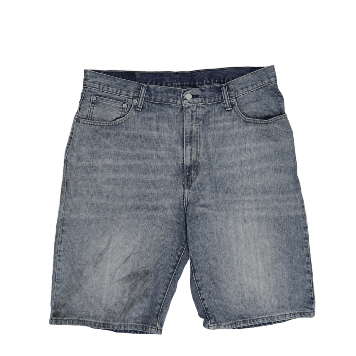 Levi's 569 Loose Fit Denim Shorts Light Blue 36W Cotton Vintage