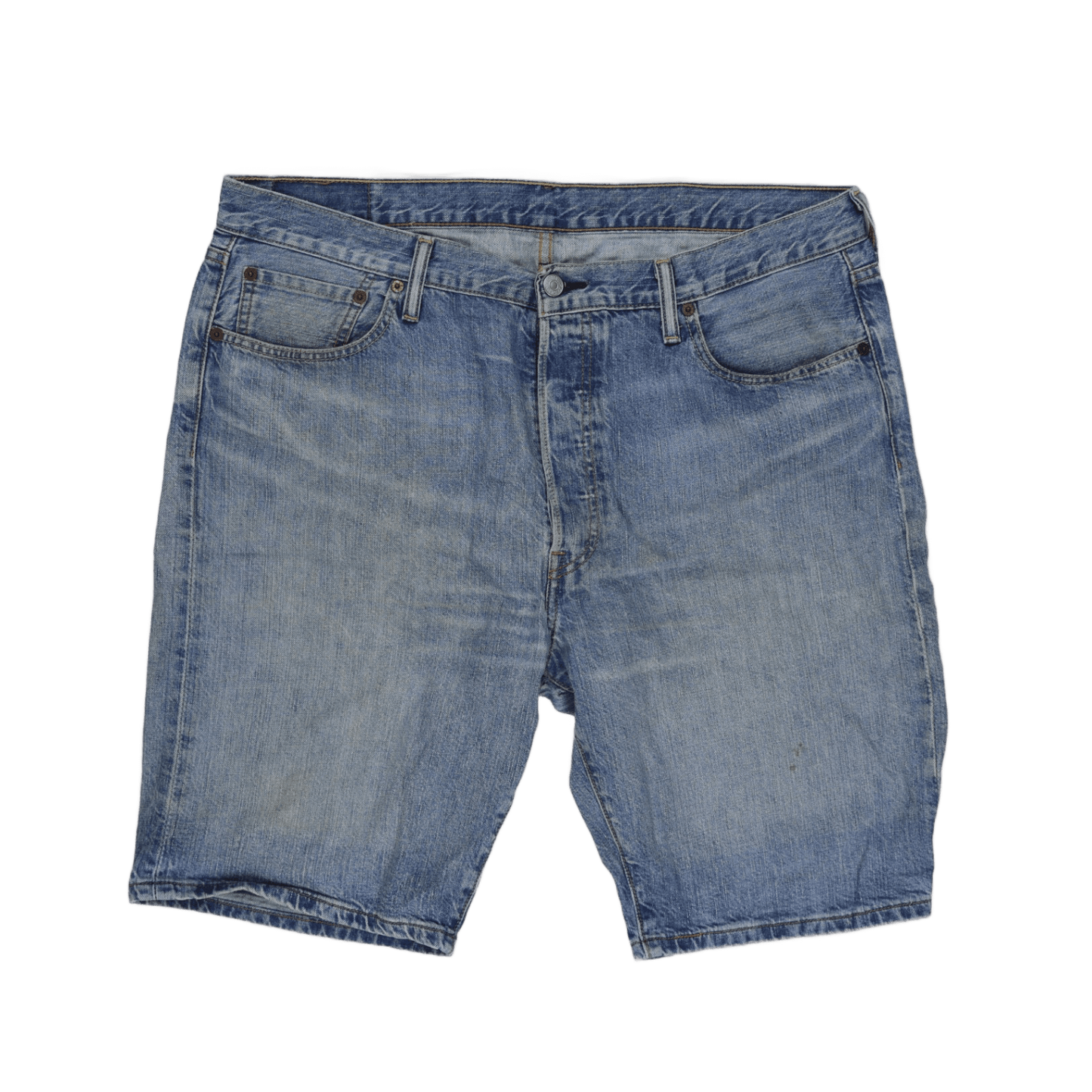 Levi's 501 Vintage Denim Shorts Faded Blue W36 Cotton