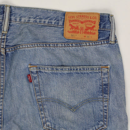 Levi's 501 Vintage Denim Shorts Faded Blue W36 Cotton