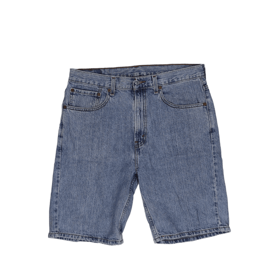 Levi's 505 Regular Fit Denim Shorts Blue W34 100% Cotton Vintage